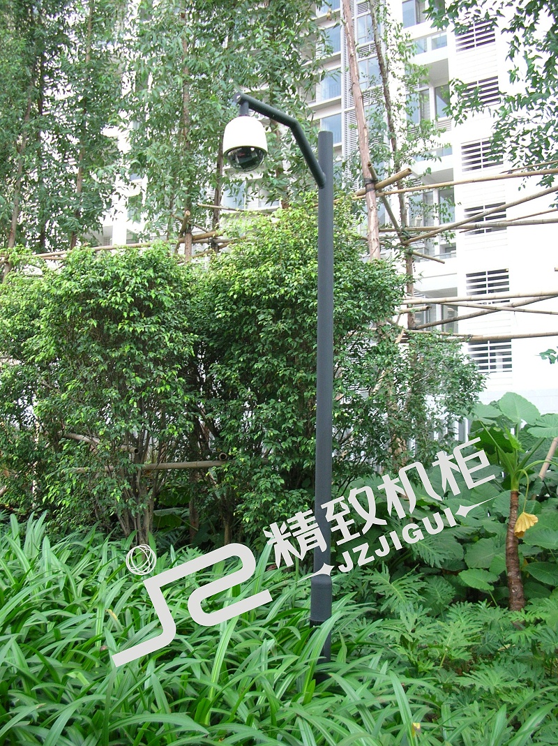 镀锌钢管立杆-灰色