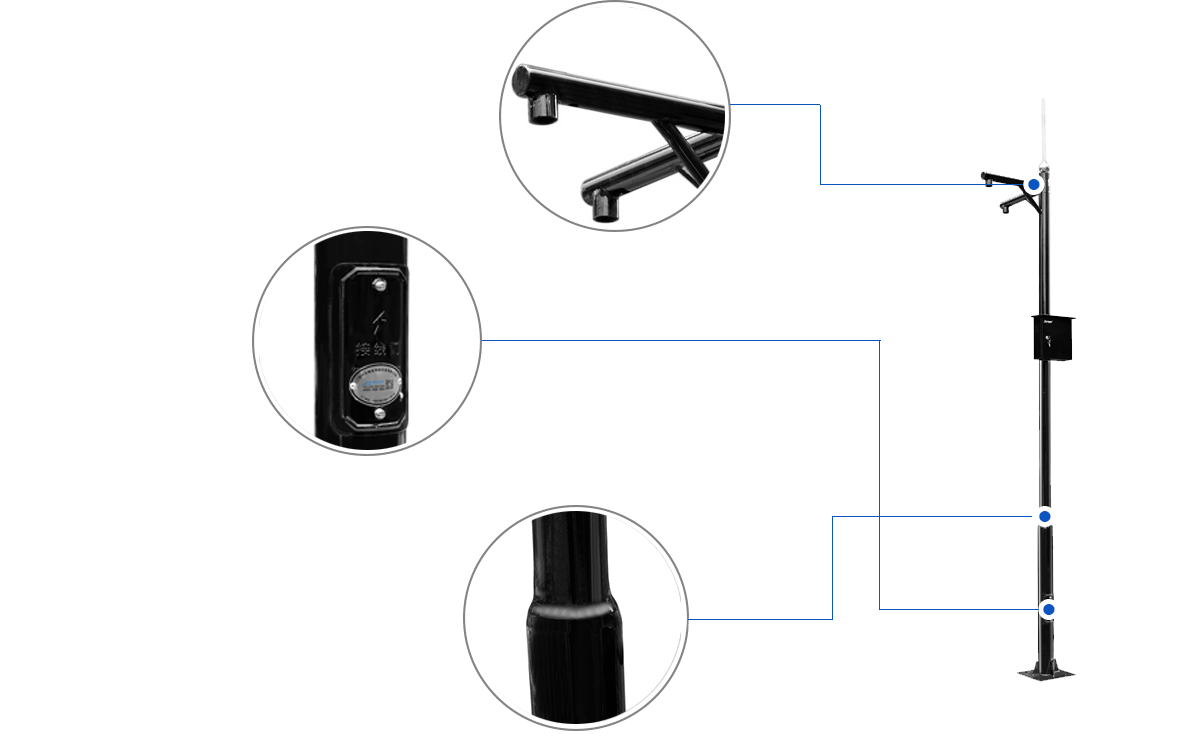智慧监控立杆细节
